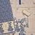Navy blue muga cotton jamdani pichwai weaving salwar suit