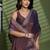 Brown embellished sarees