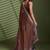 Brown embellished sarees