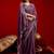 Purple embroidered sarees blouse piece