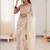 White ethnic motifs embroidered heavy work bagh saree
