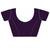 Purple embellished mirror work  georgette saree