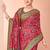 Red ethnic motifs printed patola regular saree