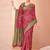 Red ethnic motifs printed patola regular saree