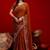 Brown embroidered sarees blouse piece