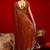 Brown embroidered sarees blouse piece