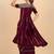 Burgundy women burgundy sarees