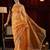 Gold embroidered bordered sarees