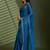 Blue embellished sarees