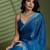 Blue embellished sarees