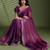 Purple embellished sarees