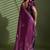 Purple embellished sarees