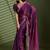 Purple embellished sarees