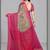 Grey printed sarees with unstitched blouse