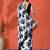 Black embellished floral printed digital printed satin saree with blouse piece