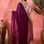 Purple embellished saree with blouse piece