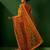 Mustard embroidered net sarees