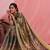 Multicolor ethnic motifs tissue designer banarasi saree