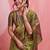 Olive floral tissue handloom banarasi saree