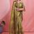 Olive floral tissue handloom banarasi saree