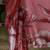 Pink ready to wear satin floral digital printed saree