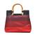 Black and red tote