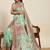 Sea green woven design pashmina sarees