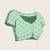 Sea green woven design pashmina sarees