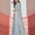 Grey gorgeous shimmer look saree with blouse piece