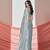 Grey gorgeous shimmer look saree with blouse piece