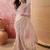 Beige embroidered  sarees