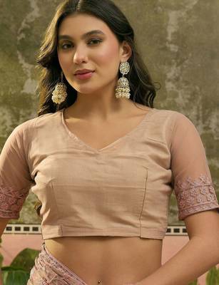 Pink embroidered  sarees 4