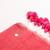 Pink handloom khadi cotton traditional mirror work thread tassels sarees