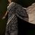 Black dabu printed saree with blouse