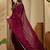 Purple women embroidered party sarees with blouse