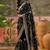 Black embroidered  sarees