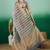 Blue striped zari woven kanjeevaram saree with blouse piece