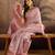 Pink sequin embellished saree with unstitched blouse piece