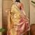 Gold zari silk saree