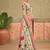 Pink women embroidered silk blend paithani saree