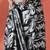 Black ready to wear satin floral digital printed saree