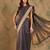 Navy blue organza zari kanjeevaram saree
