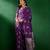Purple purple ethnic motifs woven design banarasi saree