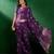 Purple purple ethnic motifs woven design banarasi saree