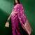 Lavender lavender ethnic motifs woven design banarasi saree