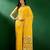 Mustard mustard yellow geometric woven designed sarees