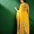 Mustard mustard yellow geometric woven designed sarees
