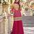 Rani&mustard shimmer readymade suit with embroidery work