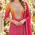 Rani&mustard shimmer readymade suit with embroidery work