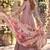 Levender viscose readymade anarkali suit with embroidery work